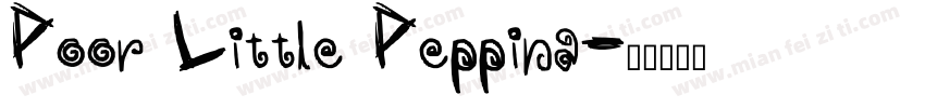 Poor Little Peppina字体转换